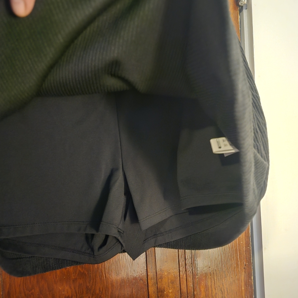 Halara Black Corduroy Skirt with Built-in Shorts - Picture 6 of 7